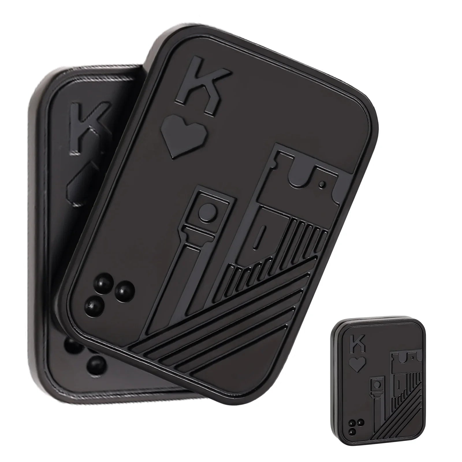 Black poker card King fidget slider - professional metal stress relief tool - fidget toys - fidget toys adults