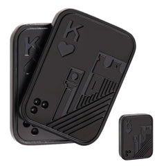Black poker card King fidget slider - professional metal stress relief tool - fidget toys - fidget toys adults
