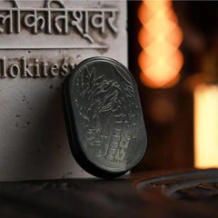 metal dragon fidget slider for adults, detail of the alloy finish and tactile slide mechanism