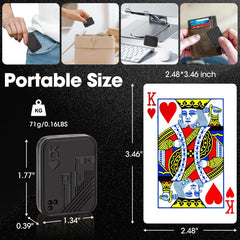 Black poker card King fidget slider - professional metal stress relief tool - fidget toys - fidget toys adults