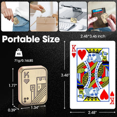 Gold poker card King fidget slider - luxury royal stress relief tool - fidget toys - fidget toys adults