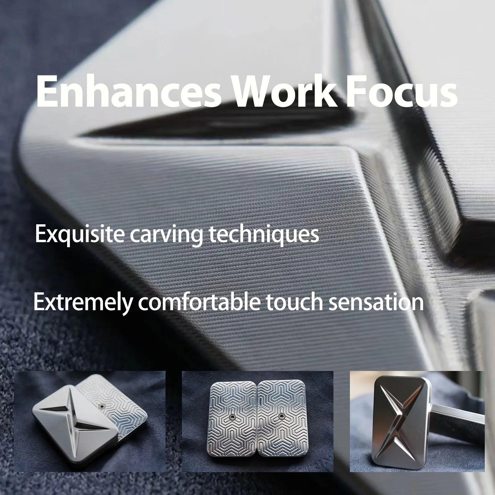metal Lightning Infinite magnetic fidget slider for adults, for stress and focus at the desk