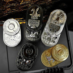 mixed black metal rabbit fidget slider for adults, as an EDC gift idea for adults and teens