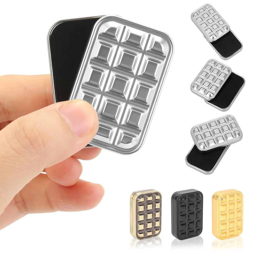 Fidget Slider Métal Poker EDC - Anti-stress Anxiété, Adulte, TDAH - Cuivré