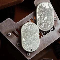 metal dragon fidget slider for adults, as an EDC gift idea for adults and teens
