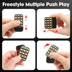 metal brick chocolate-bar fidget slider for adults, an EDC gift idea for adults and teens